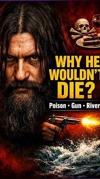 Rasputin: The Man Who Wouldn’t Die 😱 | Poison, Gun & River Explained | AI Story #shorts
