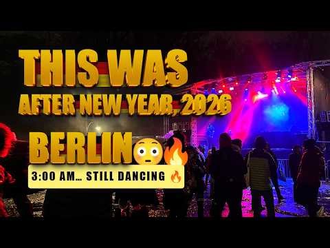 Berlin’s Spontaneous Techno Rave After New Year 2026 |4k|🔥