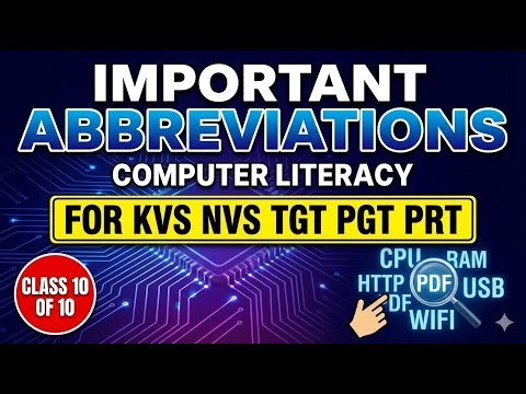 The Ultimate ICT Cheat Sheet! 50+ Full Forms & Exam Solving Tricks | Computer Literacy Day 10
