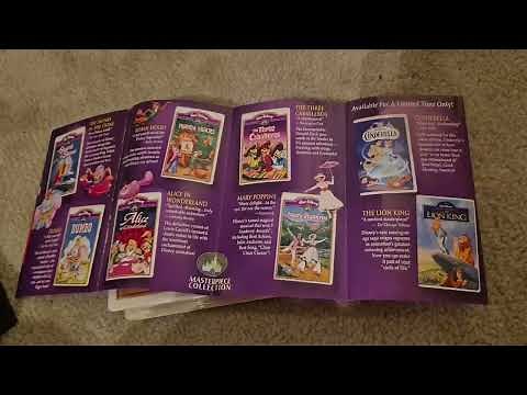 my walt disney masterpiece collection vhs collection