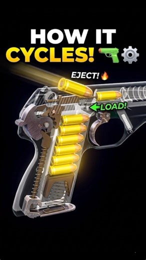 How a Pistol Cycles! 🔫⚙️🔥 | trigger