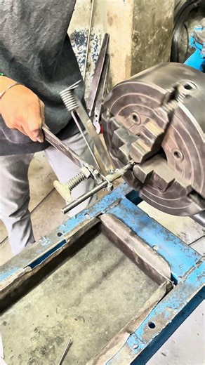 Spring Turning Process — Skilled Workshop Work 🔥 #shorts