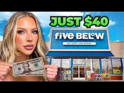 FULL FACE UNDER $40 AT FIVE BELOW! MAKEUP CHALLENGE!