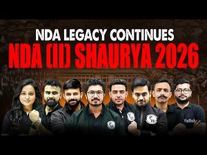 NDA CALLS YOU ‼️ Launching NDA (II) SHAURYA 2026 Batch 🔥NDA Preparation for NDA 2 2026 #nda