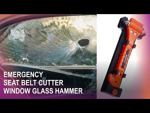Amazon Basics Emergency Glass Breaker & Seatbelt Cutter Review | Must-Have Car Safety Tool 🚗