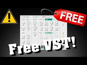 【New Free VST!】Amazing! Chromaphone Alternative Physical Modeling Synth VST Plugin!? RipplerX, Tilr