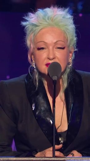 Rock & Roll Hall of Fame on Instagram: "“My shoulders are broad enough to have the women who come after me stand on mine.” — @cyndilauper accepts her 2025 Rock Hall Induction and gives thanks to all the women who came before her. 📺 The 2025 Rock & Roll of Fame Induction Ceremony is now streaming on @DisneyPlus. #RockHall2025"