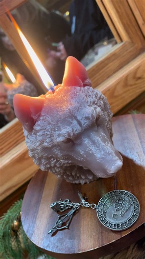 Wolf Moon ritual in Salem. #wolfmagick #wolf #seidr #nordic #intuition