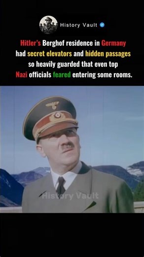 Adolf Hitler’s Hidden Berghof: The Secret Passages of His WWII Retreat #shorts