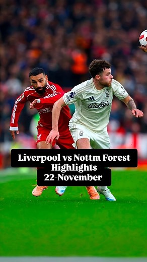 535 reactions · 8 comments | Liverpool vs Nottm Forest Highlights Liverpool match today, Nottm Forest vs Liverpool, Soccer matches today, Premier league matches today, Liverpool vs Nottingham forest highlights, Nicolo Savona goal today, Murillo goal today, Gibbs White goal today, #footballhighlights #premierleague #soccerhighlights #liverpool #nottinghamforest #salah #isak #nicolosavona #murillo #gibbswhite | World watch | Facebook