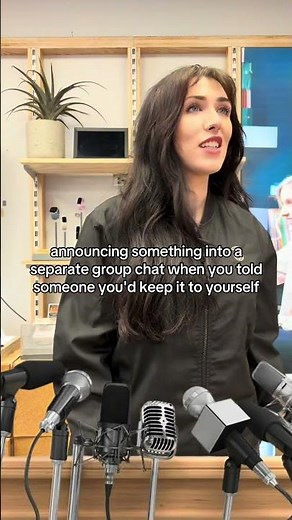 always starting with "please don't tell anyone"