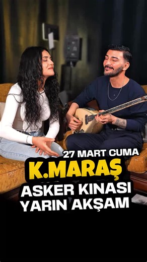 KMARAŞ ASKER KINASI || Kahraman şehrimizin yiğit evladını asker ocağına, Peygamber ocağına uğurluyoruz. Yarın akşam Dadağlı Mahallesi’nde Asker kınamızı yakıyor, Türkülerle , Halaylarla Asker kardeşimizi uğurlama şenliğindeyiz. Bu kutlu gecede, Grup Erdoğanlar olarak sahnede gönülleri bir etmeye geliyoruz. Tüm eşi dostu bu gurur tablosuna ortak olmaya bekleriz.ç ❤️🫶🏽 📍 Yer: Dadağlı Mahallesi / K.MARAŞ 🗓️ Tarih: 27 Mart Cuma (Yarın Akşam) 🎤 Sahne: Grup Erdoğanlar Orkestra @Zehra