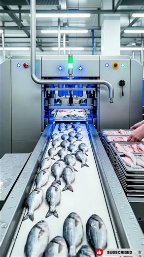 Unstoppable flow: Thousands of fish sorted by #shorts #seafood #automation #fishtech #viral