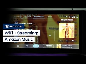 WiFi + Streaming: Amazon Music | Bluelink® | Hyundai