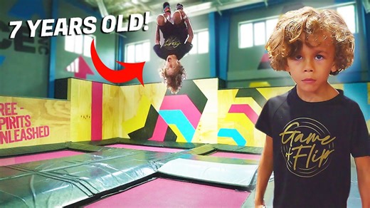 Unbelievable Flips by a 7-Year-Old!