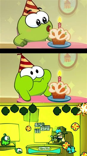 Om Nom vs Birthday Cake |FNF Cut The Rope Mobile Mod #fnf #omnom #cuttherope #shortsviral