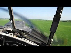 Видео из кабины самолета АН-2