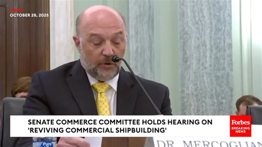 'What's Going on With Shipping ' Testifies on Sea Change: Reviving Commercial Shipbuilding https://youtu.be/bwqqBq9Qo1g | What's Going On With Shipping?