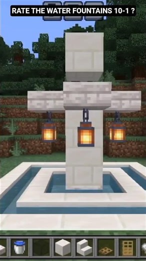 THE WATER FOUNTAIN IN MINECRAFT
