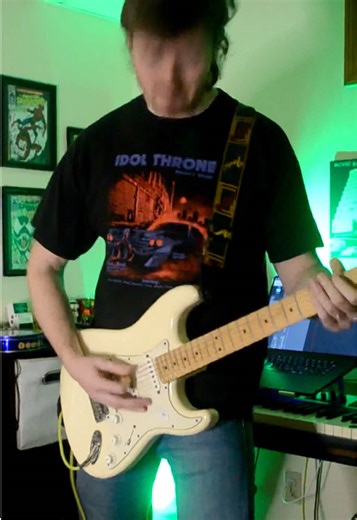 Writing riffs with Morse code #guitar