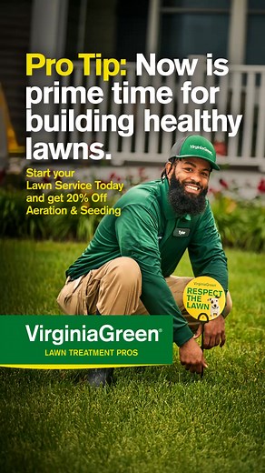 PRO TIP: It’s time to ✅ prevent stubborn weeds, ✅ feed and strengthen roots, ✅ and aerate and seed for a healthier, greener lawn next spring. | Virginia Green