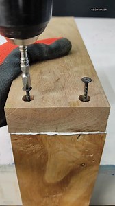 120K views · 70 reactions | How to Join Wood Using a Countersink Bit and Screws #woodworking #maker #tools #tips #Joints #joinery #crafts | GS DIY MAKER | Facebook