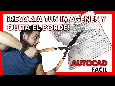 📸 Cómo RECORTAR una IMAGEN en AUTOCAD [ + TRUCO para QUITAR el MARCO de la imagen] 🔥 FÁCIL 🔥