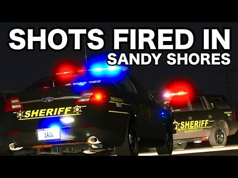 BCSO shoots down armed suspect | GTA V LSPDFR | Police RP