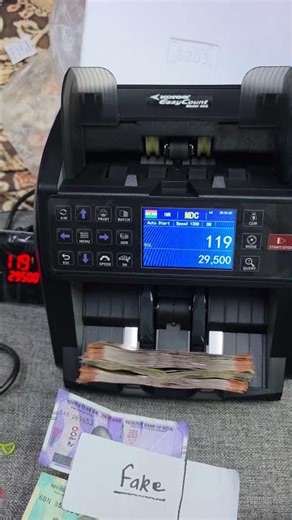 Bundle note counting machines 1200 notes in 60 seconds