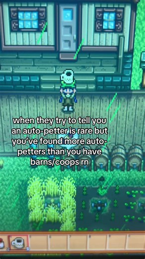 i know it’s actually rare and everytime i find one i have to pause and wonder what kind of luck i have this save #stardew #stardewvalley #stardewtok