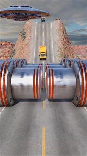 Cars & Ambulance Van vs Hydraulic Crush - BeamNG.Drive