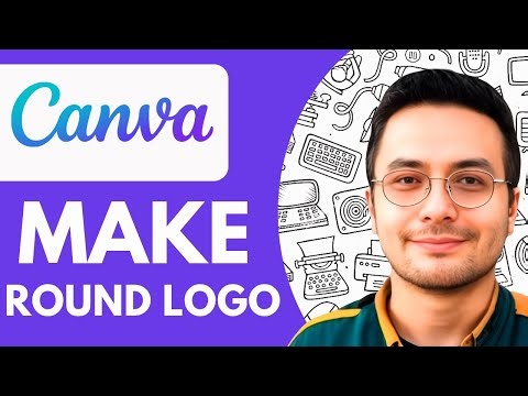 How to Make Round Logo with Canva - 2025 (NEW METHOD)