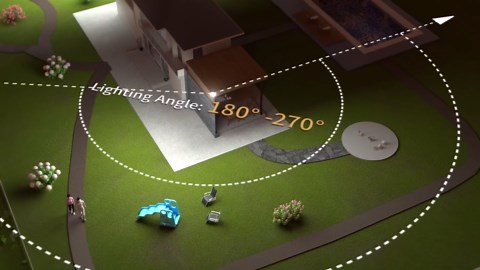 LUTEC 74W 8000 Lumen Motion Sensor Outdoor Lights, 5000K Daylight, IP65 Waterproof Flood Lights Outdoor with Night Light, Dusk to Dawn Motion Detector LED Security Light for Outside Garage, Yard-White