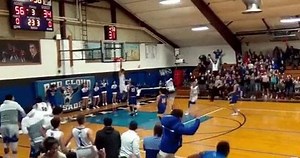 The final score in the boys varsity 🏀 game against Little Would: 91-71 Red Cloud!!! Did you catch that dunk in the 3rd quarter by #23? #GoRedCloud | Mahpiya Luta - Red Cloud