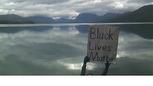 Socially distant protesters target Glacier National Park webcams with messages
