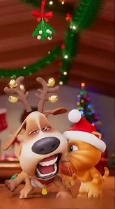 Mistletoe Madness! | Funny 3D Talking Animals Kids Christmas Cartoon EP-12