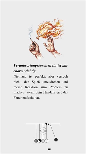 Steh zu deinem Handeln! ⚖️🔥