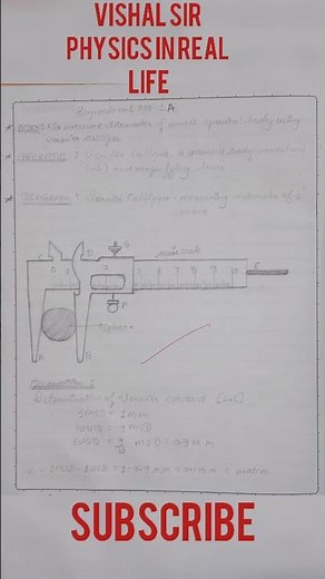11th Class Physics Practical 1-A (2025-26)
