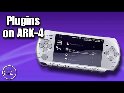 PSP tutorial : How to install plugins on ARK-4 cfw