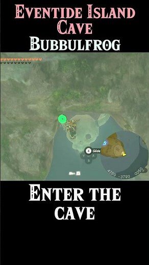 Where To Find Eventide Island Cave Bubbulfrog | #Zelda Tears of the Kingdom #totk
