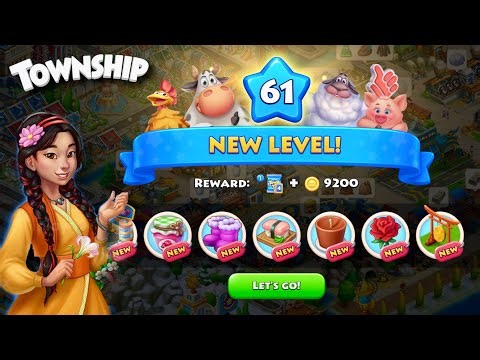Relaxing Township Gameplay | Level 61 & Barn Upgrade
