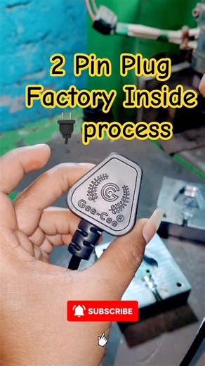 2 Pin Plug Factory Inside 🔌 | Real Work Process #shorts