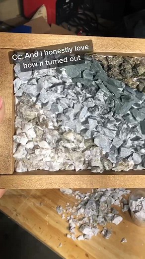From granite countertop scraps⇨rustic & unconventional statement piece! #homedecorhacks#granitecountertops#juniperpoint#diy#howto#recycle