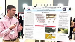 GEOGRAPHY & EARTH SCIENCE: Matt Wehrle (SHIP XC/T&F) studied the sediment of a creek near his home and was able to determine what land uses are contributing to the deposits in the water ⚓️🌎🌊 #MindsAtWork2024 | Shippensburg University Athletics