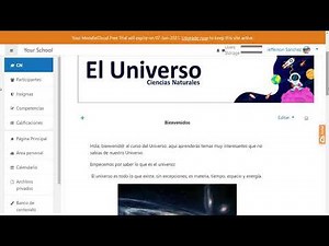 Evaluación en Moodle con recursos multimedia.