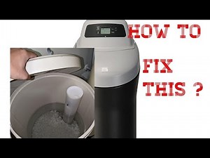 How to fix a brine tank full of water on a kenmore water softner