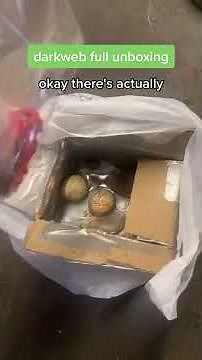 dark web unboxing: unsuspicious water #darkweb