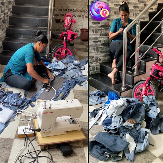 How to make jeans bag with old jeans #jeans #bag #handmade #sewing #jeansbag | Artefact