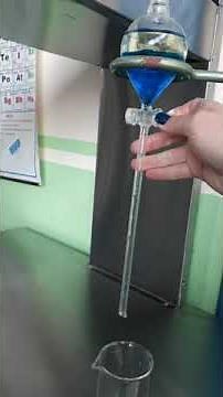 Método de separación por decantación