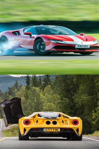 Ferrari SF90 vs Ford GT